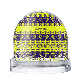 Водяной шар с принтом Blink-182 NEW YEAR COLLECTION в Санкт-Петербурге, Пластик | Изображение внутри шара печатается на глянцевой фотобумаге с двух сторон | 