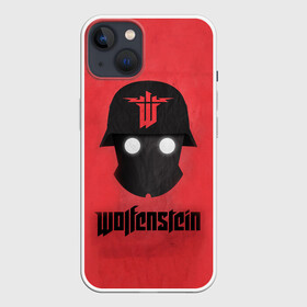 Чехол для iPhone 13 с принтом Wolfenstein в Санкт-Петербурге,  |  | bj | castle | colossus | new order | old blood | wolfenstein | би джей | блаcковиц | блажкович | блацкович | вольфенштайн | вольфенштейн | вульфенштайн | вульфенштейн | уильям