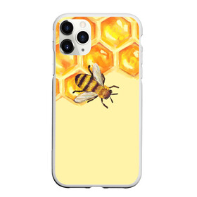 Чехол для iPhone 11 Pro матовый с принтом Любители меда в Санкт-Петербурге, Силикон |  | крылья | мед | насекомое | полет | природа | пчелы | улей | цветное | яркое