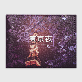 Обложка для студенческого билета с принтом Tokyo Nights в Санкт-Петербурге, натуральная кожа | Размер: 11*8 см; Печать на всей внешней стороне | Тематика изображения на принте: japan | japance | tokyo | tokyo nights | иероглифы | токио | япония