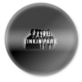 Значок с принтом Группа Linkin Park в Санкт-Петербурге,  металл | круглая форма, металлическая застежка в виде булавки | bennington | chester | linkin park | альтернативный | беннингтон | группа | ленкин | линкин | майк | метал | музыкант | ню | нюметал | парк | певец | рок | рэп | честер | электроник
