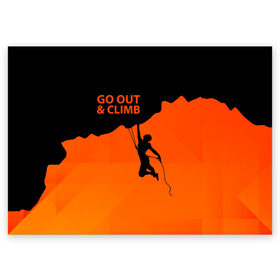 Поздравительная открытка с принтом climbing в Санкт-Петербурге, 100% бумага | плотность бумаги 280 г/м2, матовая, на обратной стороне линовка и место для марки
 | adrenaline | extreme | hiking | mountaineering | mountains | risk | rock climb | rocks | sport | адреналин | альпинизм | высота | горы | риск | скалолазание | скалы | спорт | туризм | экстрим