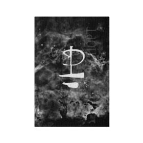 Обложка для паспорта матовая кожа с принтом PINK FLOYD MUSIC SPACE LOGO в Санкт-Петербурге, натуральная матовая кожа | размер 19,3 х 13,7 см; прозрачные пластиковые крепления | logo | music | pink floyd | pop | rock | usa | альтернатива | металл | музыка | музыкальный | поп | рок