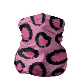 Бандана-труба 3D с принтом Розовый гепард в Санкт-Петербурге, 100% полиэстер, ткань с особыми свойствами — Activecool | плотность 150‒180 г/м2; хорошо тянется, но сохраняет форму | африка | животное | леопард