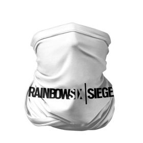 Бандана-труба 3D с принтом RAINBOW SIX SIEGE в Санкт-Петербурге, 100% полиэстер, ткань с особыми свойствами — Activecool | плотность 150‒180 г/м2; хорошо тянется, но сохраняет форму | rainbow | rainbow six | siege | six | игры | шутер