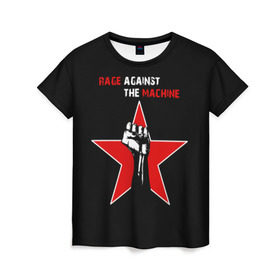 Женская футболка 3D с принтом Rage Against the Machine в Санкт-Петербурге, 100% полиэфир ( синтетическое хлопкоподобное полотно) | прямой крой, круглый вырез горловины, длина до линии бедер | rage against the machine | альтернативный | америка | американская рок группа | брэд уилк | жанр | зак де ла роча | калифорния | лос анджелес | метал | музыка | ню метал | рок | рэп метал | рэп рок | рэпкор | сша