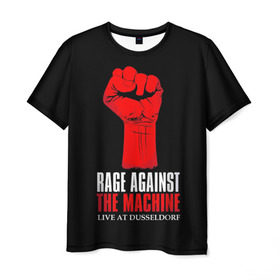 Мужская футболка 3D с принтом Rage Against the Machine в Санкт-Петербурге, 100% полиэфир | прямой крой, круглый вырез горловины, длина до линии бедер | rage against the machine | альтернативный | америка | американская рок группа | брэд уилк | жанр | зак де ла роча | калифорния | лос анджелес | метал | музыка | ню метал | рок | рэп метал | рэп рок | рэпкор | сша