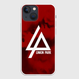 Чехол для iPhone 13 mini с принтом LINKIN PARK COLOR RED MUSIC в Санкт-Петербурге,  |  | linkin park | logo | music | pop | rock | альтернатива | металл | музыка | музыкальный | поп | рок | честер беннингтон