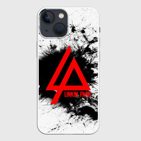 Чехол для iPhone 13 mini с принтом LINKIN PARK SPRAY GRAY в Санкт-Петербурге,  |  | linkin park | logo | music | pop | rock | альтернатива | металл | музыка | музыкальный | поп | рок | честер беннингтон