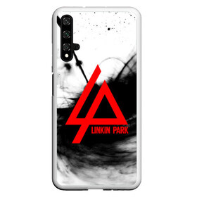 Чехол для Honor 20 с принтом LINKIN PARK GRAY SMOKE MUSIC в Санкт-Петербурге, Силикон | Область печати: задняя сторона чехла, без боковых панелей | linkin park | logo | music | pop | rock | альтернатива | металл | музыка | музыкальный | поп | рок | честер беннингтон