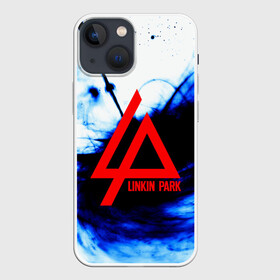 Чехол для iPhone 13 mini с принтом LINKIN PARK BLUE SMOKE в Санкт-Петербурге,  |  | linkin park | logo | music | pop | rock | альтернатива | металл | музыка | музыкальный | поп | рок | честер беннингтон