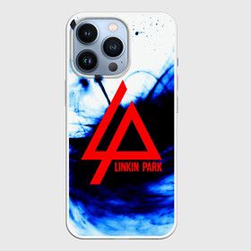 Чехол для iPhone 13 Pro с принтом LINKIN PARK BLUE SMOKE в Санкт-Петербурге,  |  | Тематика изображения на принте: linkin park | logo | music | pop | rock | альтернатива | металл | музыка | музыкальный | поп | рок | честер беннингтон