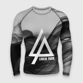 Мужской рашгард 3D с принтом LINKIN PARK SMOKE GRAY 2018 в Санкт-Петербурге,  |  | linkin park | logo | music | pop | rock | альтернатива | металл | музыка | музыкальный | поп | рок | честер беннингтон