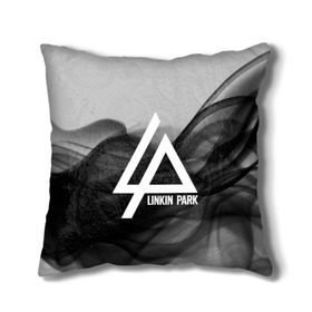 Подушка 3D с принтом LINKIN PARK SMOKE GRAY 2018 в Санкт-Петербурге, наволочка – 100% полиэстер, наполнитель – холлофайбер (легкий наполнитель, не вызывает аллергию). | состоит из подушки и наволочки. Наволочка на молнии, легко снимается для стирки | linkin park | logo | music | pop | rock | альтернатива | металл | музыка | музыкальный | поп | рок | честер беннингтон