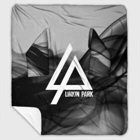 Плед с рукавами с принтом LINKIN PARK SMOKE GRAY 2018 в Санкт-Петербурге, 100% полиэстер | Закругленные углы, все края обработаны. Ткань не мнется и не растягивается. Размер 170*145 | linkin park | logo | music | pop | rock | альтернатива | металл | музыка | музыкальный | поп | рок | честер беннингтон