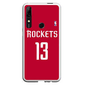 Чехол для Honor P Smart Z с принтом Houston Rockets в Санкт-Петербурге, Силикон | Область печати: задняя сторона чехла, без боковых панелей | Тематика изображения на принте: 13 | fear the beard | houston rockets | nba | rise sports | баскетбол | баскетбольная | джеймс харден | нба | номер | спортивная | форма | хьюстон рокетс