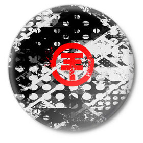 Значок с принтом TOKIO HOTEL в Санкт-Петербурге,  металл | круглая форма, металлическая застежка в виде булавки | Тематика изображения на принте: 