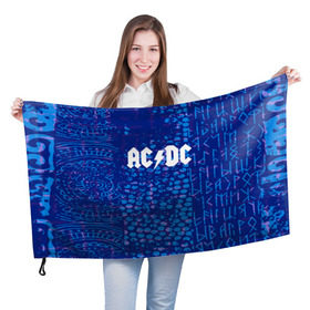 Флаг 3D с принтом AC DC angel collection в Санкт-Петербурге, 100% полиэстер | плотность ткани — 95 г/м2, размер — 67 х 109 см. Принт наносится с одной стороны | ac dc | logo | music | pop | rock | альтернатива | металл | музыка | музыкальный | поп | рок
