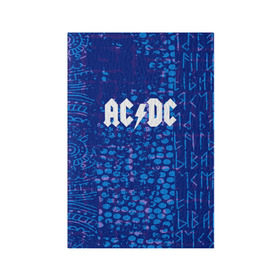 Обложка для паспорта матовая кожа с принтом AC DC angel collection в Санкт-Петербурге, натуральная матовая кожа | размер 19,3 х 13,7 см; прозрачные пластиковые крепления | ac dc | logo | music | pop | rock | альтернатива | металл | музыка | музыкальный | поп | рок