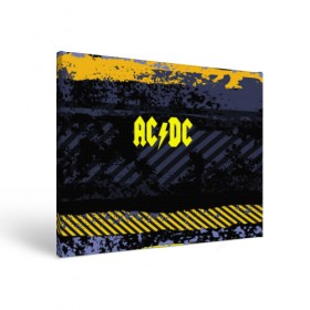 Холст прямоугольный с принтом AC DC STREET COLLECTION в Санкт-Петербурге, 100% ПВХ |  | ac dc | logo | music | pop | rock | альтернатива | металл | музыка | музыкальный | поп | рок