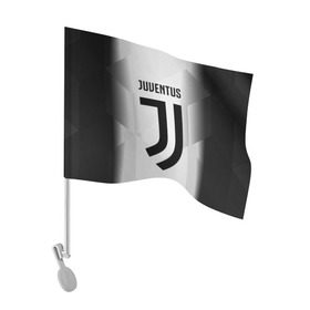 Флаг для автомобиля с принтом Juventus 2018 Original в Санкт-Петербурге, 100% полиэстер | Размер: 30*21 см | fly emirates | juventus | ronaldo | клуб | линии | мода | модные | мяч | реал мадрид | спорт | спортивные | стиль | футбол | футбольный клуб | экстрим | эмблема | ювентус