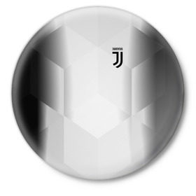 Значок с принтом Juventus 2018 Original в Санкт-Петербурге,  металл | круглая форма, металлическая застежка в виде булавки | Тематика изображения на принте: fly emirates | juventus | ronaldo | клуб | линии | мода | модные | мяч | реал мадрид | спорт | спортивные | стиль | футбол | футбольный клуб | экстрим | эмблема | ювентус