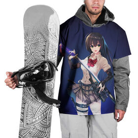 Накидка на куртку 3D с принтом Anime girl в Санкт-Петербурге, 100% полиэстер |  | Тематика изображения на принте: anime | girl | japan | katana | samurai | sword | аниме | девушка | катана | меч | оружие | самурай | япония