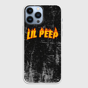 Чехол для iPhone 13 Pro Max с принтом Lil Fire Peep в Санкт-Петербурге,  |  | lil peep | rap | густав ор | лил пип | рэп