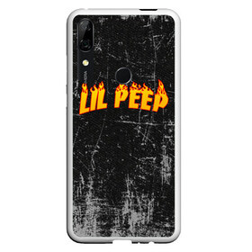 Чехол для Honor P Smart Z с принтом Lil Fire Peep в Санкт-Петербурге, Силикон | Область печати: задняя сторона чехла, без боковых панелей | lil peep | rap | густав ор | лил пип | рэп