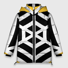 Женская зимняя куртка 3D с принтом RAINBOW SIX SIEGE JAGER в Санкт-Петербурге, верх — 100% полиэстер; подкладка — 100% полиэстер; утеплитель — 100% полиэстер | длина ниже бедра, силуэт Оверсайз. Есть воротник-стойка, отстегивающийся капюшон и ветрозащитная планка. 

Боковые карманы с листочкой на кнопках и внутренний карман на молнии | cybersport | esports | pro league | r6 | rainbow | rainbow six | siege | six | weapon | армия | боевик | военные | война | игры | киберспорт | логотип | модные | оперативники | оружие | радуга | черный белый | шутер