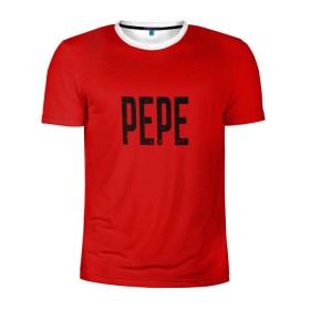 Мужская футболка 3D спортивная с принтом LiL PEPE в Санкт-Петербурге, 100% полиэстер с улучшенными характеристиками | приталенный силуэт, круглая горловина, широкие плечи, сужается к линии бедра | cry baby | emo | lil peep | rap | группа | музыка | надпись | нытик | рэп | эмо