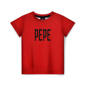 Детская футболка 3D с принтом LiL PEPE в Санкт-Петербурге, 100% гипоаллергенный полиэфир | прямой крой, круглый вырез горловины, длина до линии бедер, чуть спущенное плечо, ткань немного тянется | cry baby | emo | lil peep | rap | группа | музыка | надпись | нытик | рэп | эмо