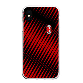 Чехол для iPhone XS Max матовый с принтом AC MILAN в Санкт-Петербурге, Силикон | Область печати: задняя сторона чехла, без боковых панелей | ac milan | fc | fc milan | football | milan | soccer | белый | клуб | красный | милан | спорт | спортивные | фк | футбол | цвет.логотип | черный | эмблема