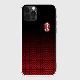 Чехол для iPhone 12 Pro с принтом AC MILAN в Санкт-Петербурге, силикон | область печати: задняя сторона чехла, без боковых панелей | ac milan | fc | fc milan | football | milan | soccer | белый | клуб | красный | милан | спорт | спортивные | фк | футбол | цвет.логотип | черный | эмблема