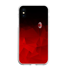 Чехол для iPhone XS Max матовый с принтом AC MILAN в Санкт-Петербурге, Силикон | Область печати: задняя сторона чехла, без боковых панелей | ac milan | fc | fc milan | football | milan | soccer | белый | клуб | красный | милан | спорт | спортивные | фк | футбол | цвет.логотип | черный | эмблема