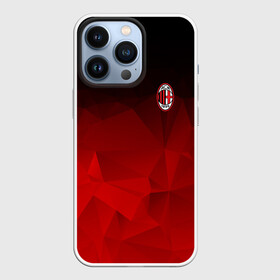 Чехол для iPhone 13 Pro с принтом AC MILAN в Санкт-Петербурге,  |  | Тематика изображения на принте: ac milan | fc | fc milan | football | milan | soccer | белый | клуб | красный | милан | спорт | спортивные | фк | футбол | цвет.логотип | черный | эмблема