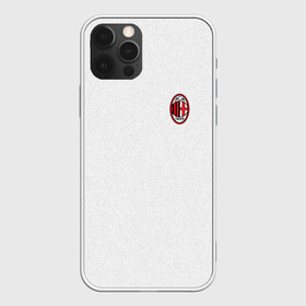 Чехол для iPhone 12 Pro с принтом AC MILAN в Санкт-Петербурге, силикон | область печати: задняя сторона чехла, без боковых панелей | ac milan | fc | fc milan | football | milan | soccer | белый | клуб | красный | милан | спорт | спортивные | фк | футбол | цвет.логотип | черный | эмблема