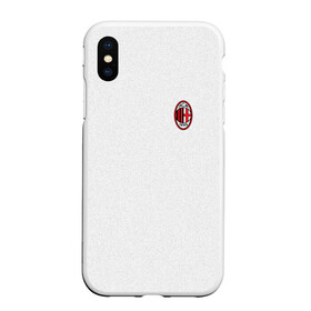 Чехол для iPhone XS Max матовый с принтом AC MILAN в Санкт-Петербурге, Силикон | Область печати: задняя сторона чехла, без боковых панелей | ac milan | fc | fc milan | football | milan | soccer | белый | клуб | красный | милан | спорт | спортивные | фк | футбол | цвет.логотип | черный | эмблема