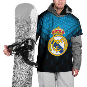 Накидка на куртку 3D с принтом Real Madrid 2018 Original в Санкт-Петербурге, 100% полиэстер |  | Тематика изображения на принте: emirates | fc | real madrid | геометрия | реал мадрид | футбольный клуб | эмблема