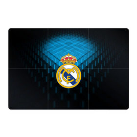 Магнитный плакат 3Х2 с принтом Real Madrid 2018 Original в Санкт-Петербурге, Полимерный материал с магнитным слоем | 6 деталей размером 9*9 см | emirates | fc | real madrid | геометрия | реал мадрид | футбольный клуб | эмблема