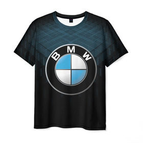 Мужская футболка 3D с принтом BMW 2018 Blue Line в Санкт-Петербурге, 100% полиэфир | прямой крой, круглый вырез горловины, длина до линии бедер | Тематика изображения на принте: bmw | bmw motorsport | bmw performance | carbon | m | motorsport | performance | sport | бмв | карбон | моторспорт | спорт
