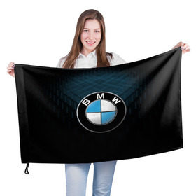 Флаг 3D с принтом BMW 2018 Blue Line в Санкт-Петербурге, 100% полиэстер | плотность ткани — 95 г/м2, размер — 67 х 109 см. Принт наносится с одной стороны | bmw | bmw motorsport | bmw performance | carbon | m | motorsport | performance | sport | бмв | карбон | моторспорт | спорт