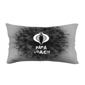 Подушка 3D антистресс с принтом Papa Roach в Санкт-Петербурге, наволочка — 100% полиэстер, наполнитель — вспененный полистирол | состоит из подушки и наволочки на молнии | 