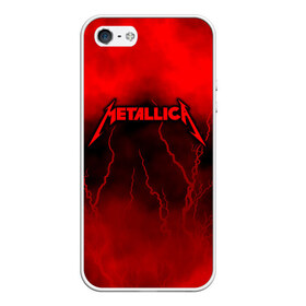 Чехол для iPhone 5/5S матовый с принтом Metallica в Санкт-Петербурге, Силикон | Область печати: задняя сторона чехла, без боковых панелей | metallica | группа | джеймс хэтфилд | кирк хэмметт | ларс ульрих | метал | металика | металлика | миталика | музыка | роберт трухильо | рок | трэш | трэшметал | хард | хардрок | хеви | хевиметал