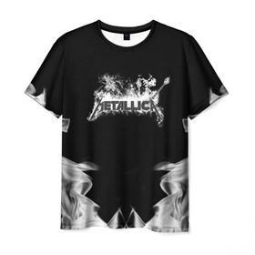 Мужская футболка 3D с принтом Metallica в Санкт-Петербурге, 100% полиэфир | прямой крой, круглый вырез горловины, длина до линии бедер | metallica | группа | джеймс хэтфилд | кирк хэмметт | ларс ульрих | метал | металика | металлика | миталика | музыка | роберт трухильо | рок | трэш | трэшметал | хард | хардрок | хеви | хевиметал