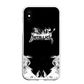 Чехол для iPhone XS Max матовый с принтом Metallica в Санкт-Петербурге, Силикон | Область печати: задняя сторона чехла, без боковых панелей | metallica | группа | джеймс хэтфилд | кирк хэмметт | ларс ульрих | метал | металика | металлика | миталика | музыка | роберт трухильо | рок | трэш | трэшметал | хард | хардрок | хеви | хевиметал