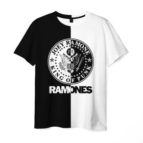 Мужская футболка 3D с принтом Ramones в Санкт-Петербурге, 100% полиэфир | прямой крой, круглый вырез горловины, длина до линии бедер | ramone | ramones | группа | джонни | джоуи | ди ди томми | марки | панк | поп | раманес | раманэс | рамон | рамонес | рамонэс | рамоун | рамоунз | рамоунс | рок | хард | хардрок