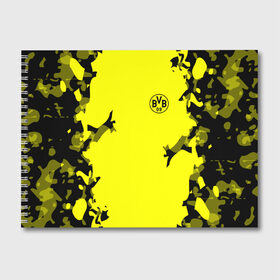 Альбом для рисования с принтом FC Borussia 2018 Original в Санкт-Петербурге, 100% бумага
 | матовая бумага, плотность 200 мг. | боруссия | дортмунд