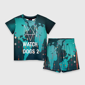 Детский костюм с шортами 3D с принтом Watch Dogs 2 NETWORK HACK в Санкт-Петербурге,  |  | Тематика изображения на принте: game | wath dogs 2 | город | девушка | дрон | игры | компьютеры | пистолет | телефон | технологии | хакер