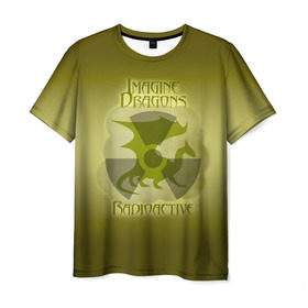 Мужская футболка 3D с принтом Imagine Dragons, Radioactive в Санкт-Петербурге, 100% полиэфир | прямой крой, круглый вырез горловины, длина до линии бедер | Тематика изображения на принте: альтернативный | американская | группа | драгонс | имеджин | инди | индирок | поп | рок | электроник